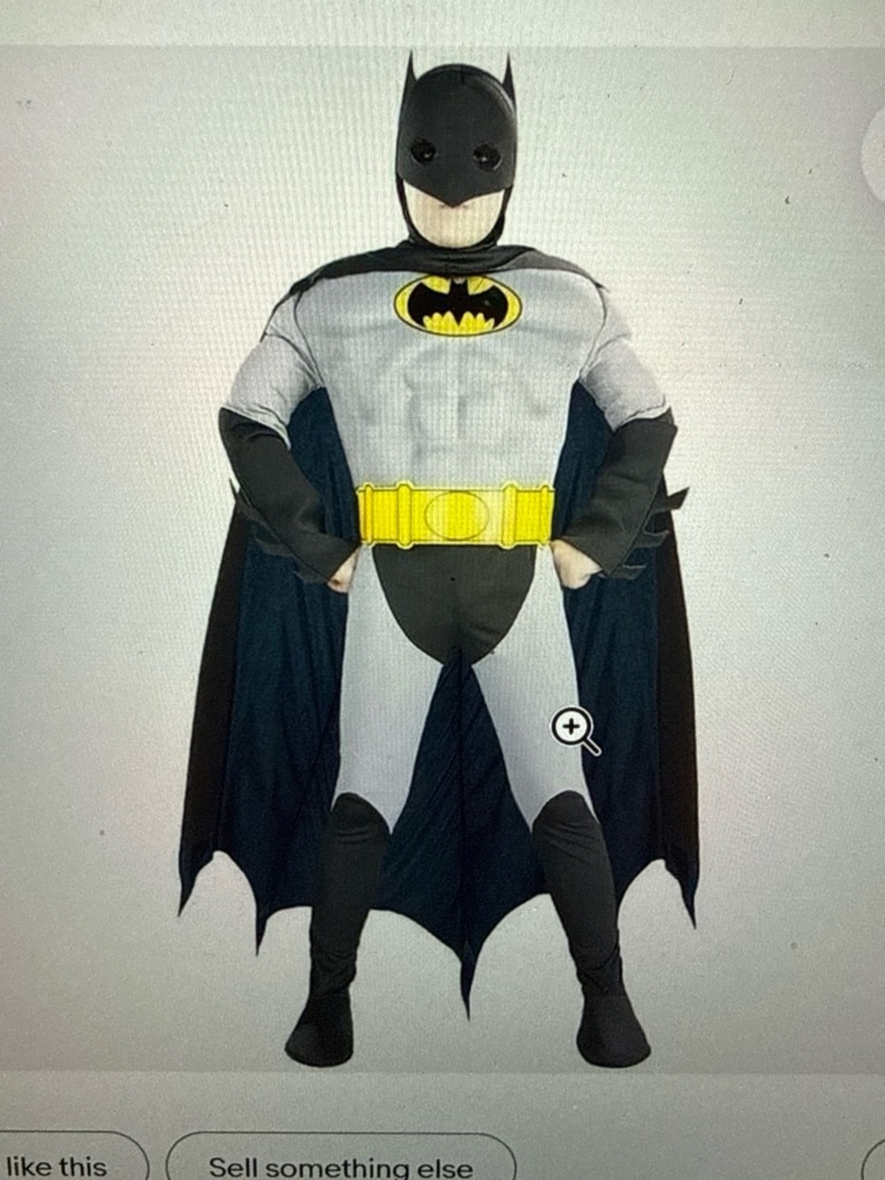 NWT Rubie's toddler boys 2-4 Batman Kids Costume - Gray, Black & Yellow
